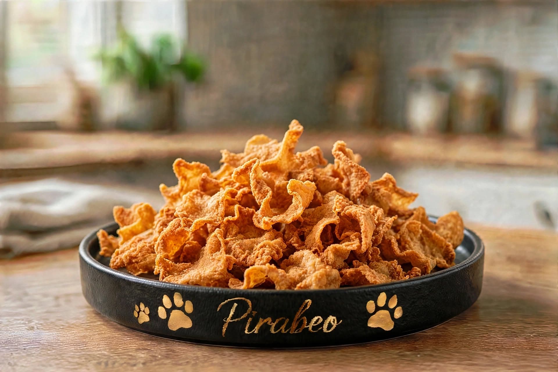 Crispy Chicken Skin Chips – Crunchy Single-Ingredient Treat, freshly prepared pet meal