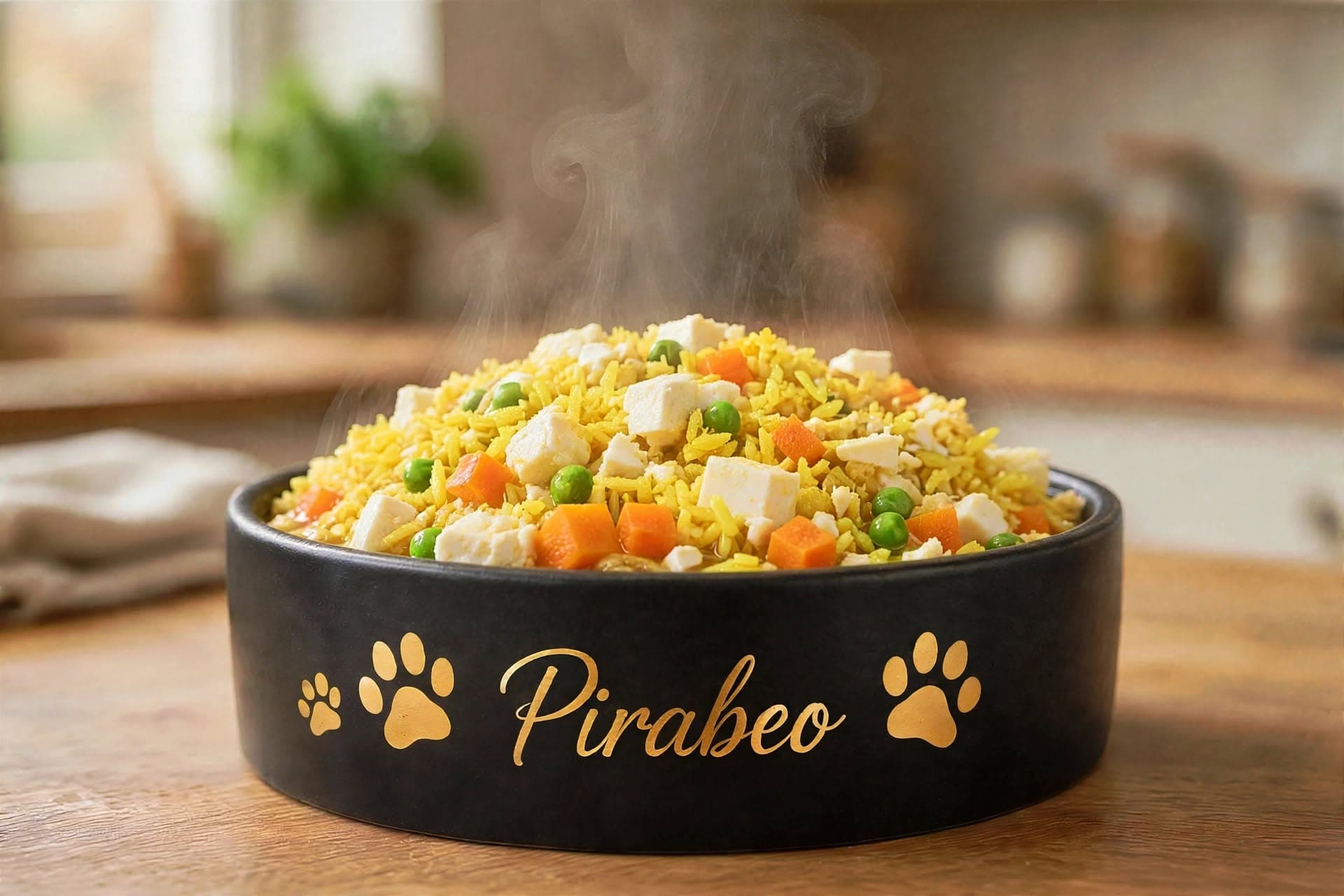 Pure Veggie & Paneer Meal, freshly prepared pet meal
