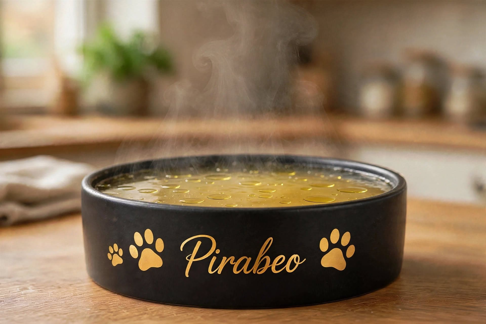 Chicken Broth, freshly prepared pet meal
